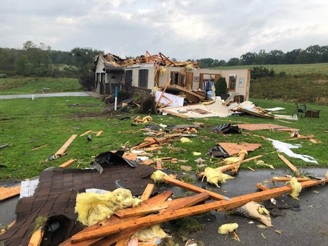 Photo of Damage from the Conneautville area