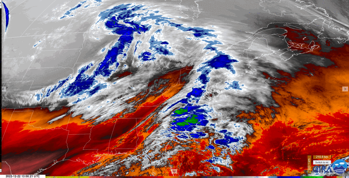 Low-level water vapor loop