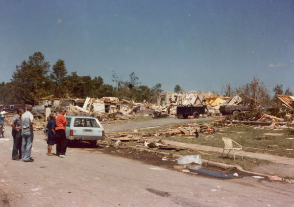 damaged homes in Newton Falls