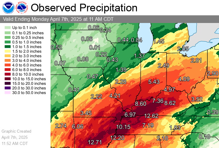 rainfall map