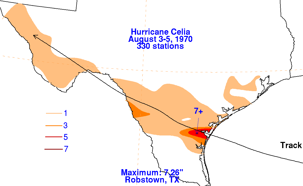 rainfall map