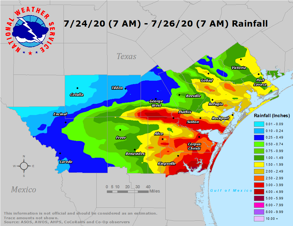 48-hour Observed Rainfall