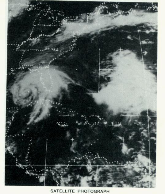 Hurricane Agnes, Satellite Picture