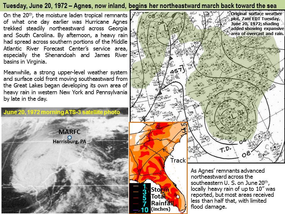 Hurricane Agnes Graphic from MARFC