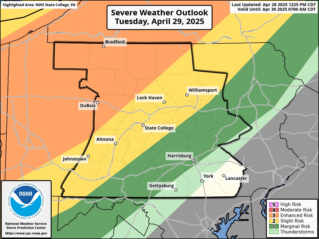 SPC Severe Weather Outlook Day 1