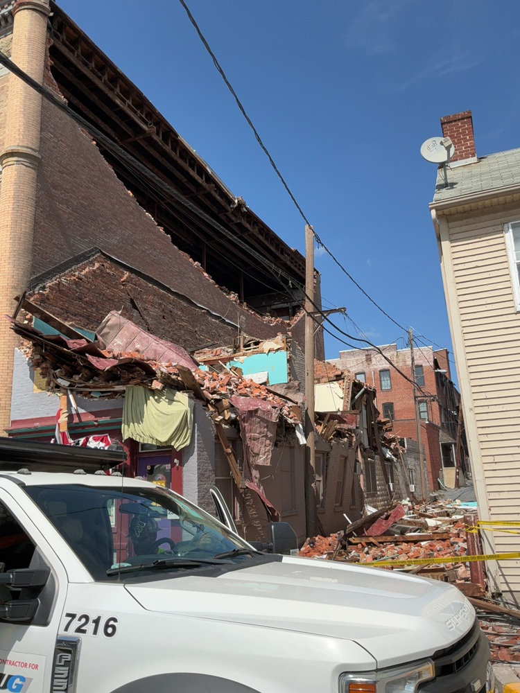 building damage in Columbia