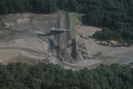 Failed Laurel Run Dam, image courtesy damfailures.org