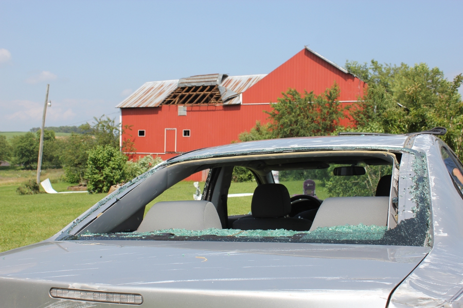 Barn damage