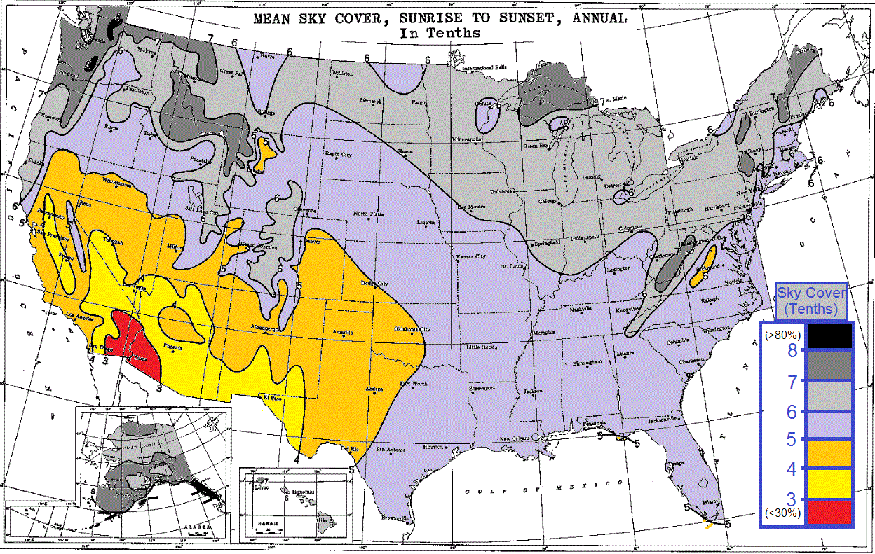 cloud cover chart