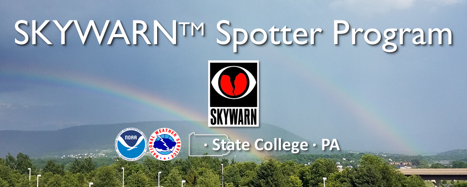 SkyWarn Spotter page header image