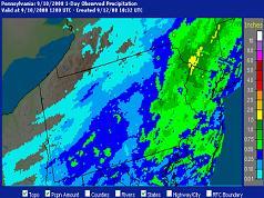 Precipitation Analysis Page - Interactive Maps, Live Data