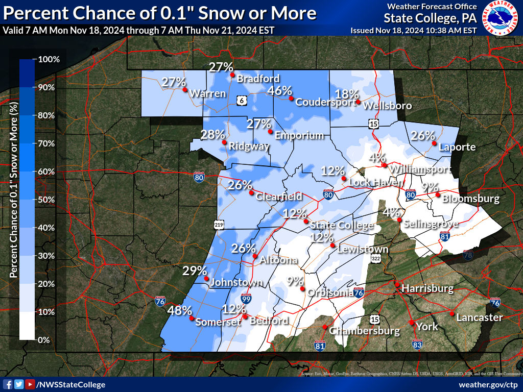 73 Percent of the U.S. Covered in Snow, the Most Widespread Coverage in 17  Years