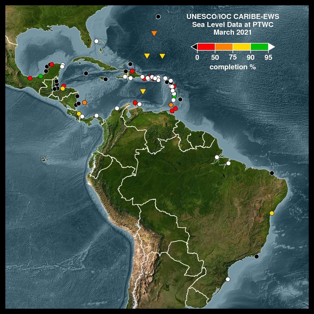 Sea Level Stations Map