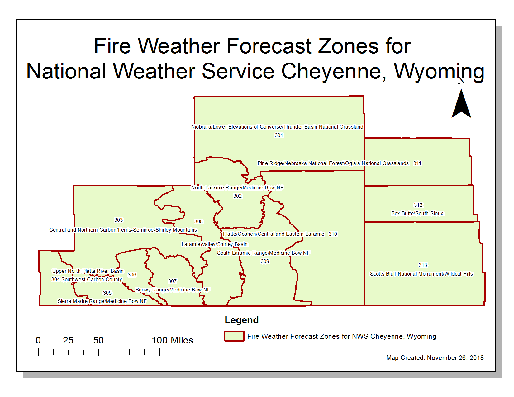 On the Wyoming Side of Forecast Zones: WYZ101 (Converse County Lower Elevations), WYZ102 (Niobrara County), WYZ103 (North Laramie Range), WYZ104 (Ferris/Seminoe/Shirley Mountains), WYZ105 (Shirley Basin), WYZ106 (Central Laramie Range and Southwest Platte County), WYZ107 (East Platte County), WYZ108 (Goshen County), WYZ109 (Central Carbon County), WYZ110 (North Snowy Range Foothills), WYZ111 (Southwest Carbon County), WYZ112 (Sierra Madre Range), WYZ113 (Upper North Platte River Basin), WYZ114 (Snowy Range), WYZ115 (Laramie Valley), WYZ116 (South Laramie Range), WYZ117 (South Laramie Range Foothills), WYZ118 (Central Laramie County), and WYZ119 (East Laramie County).	