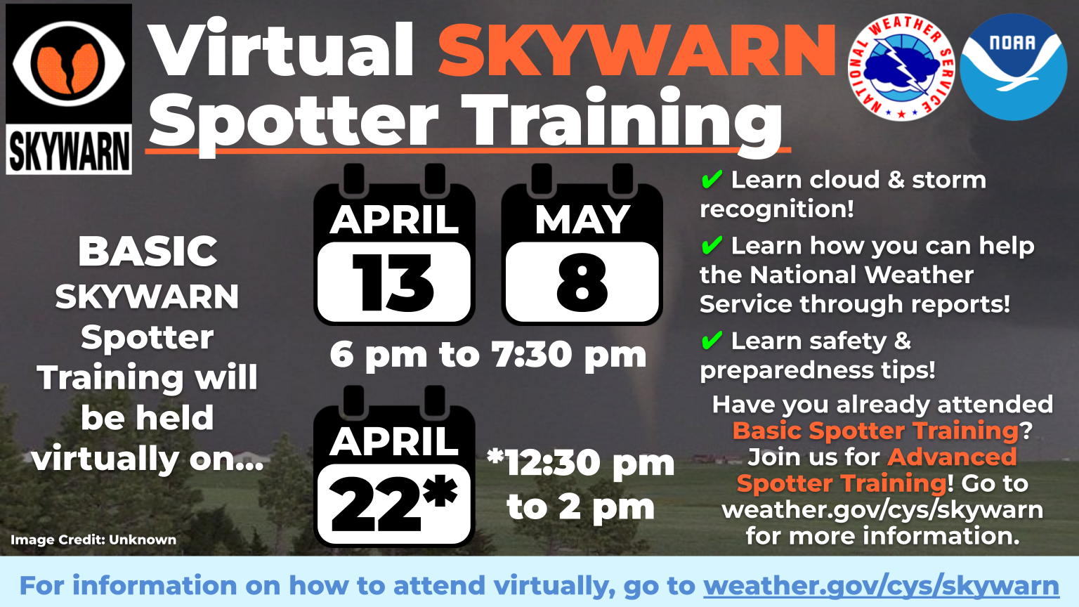 SkyWarn Storm Spotter Training
