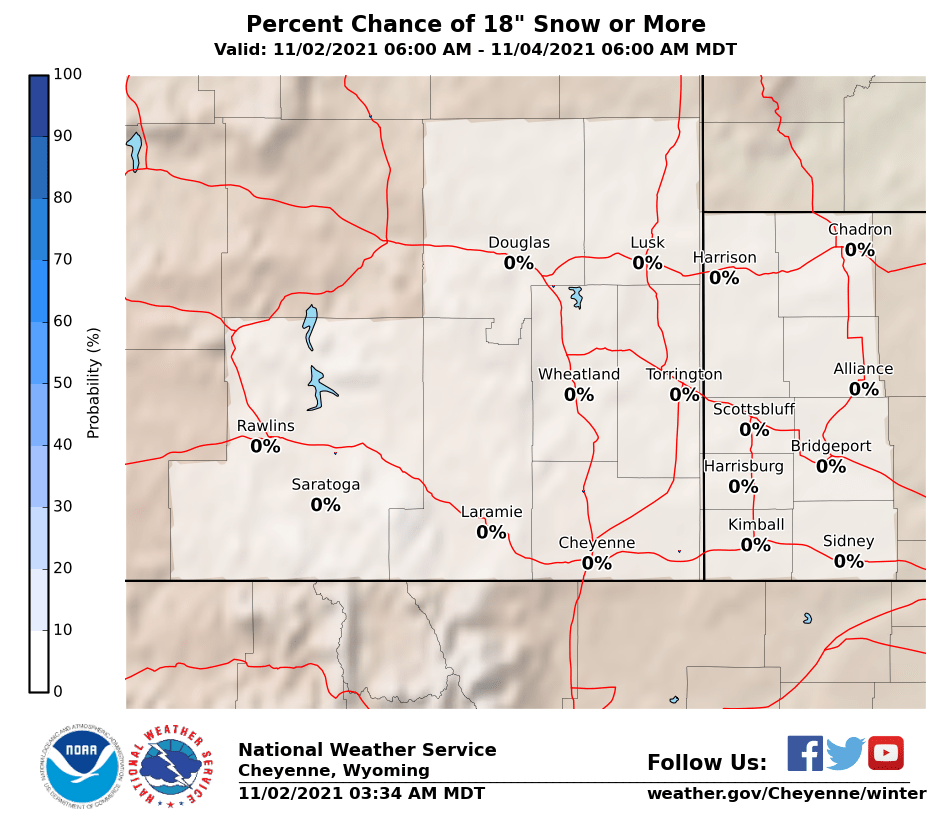 Snowfall Probabilities