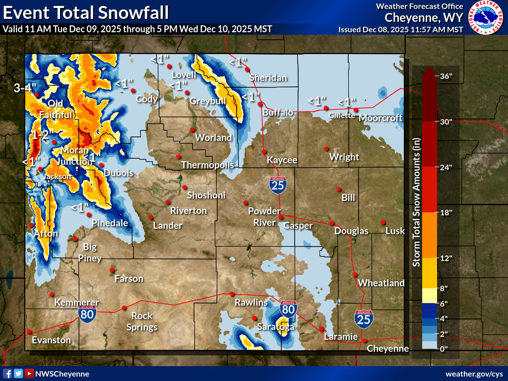 Snowfall Probabilities