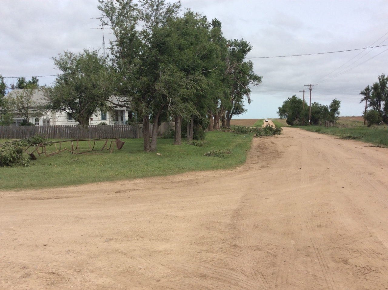 Tornadoes that tracked form Meade County to Stafford County on May 17, 2019