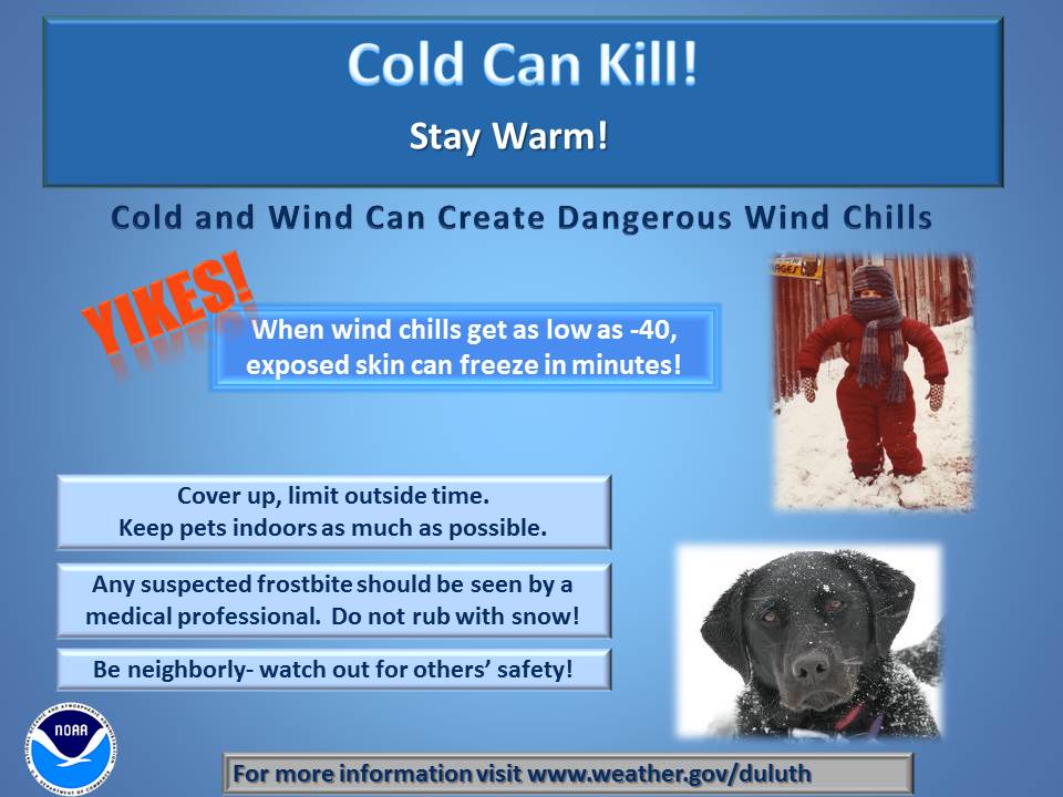 Extreme cold warning