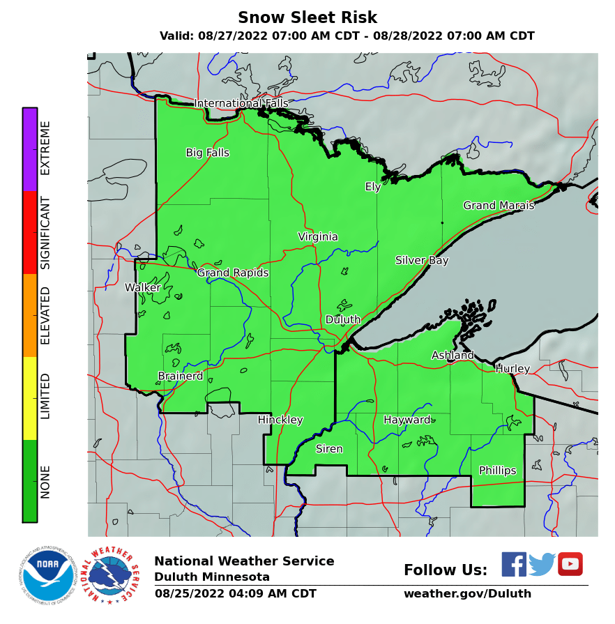 Day 3 snow sleet hazards