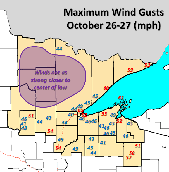 Wind Gust Map