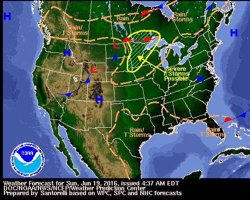 Environment - Severe storm forecast 