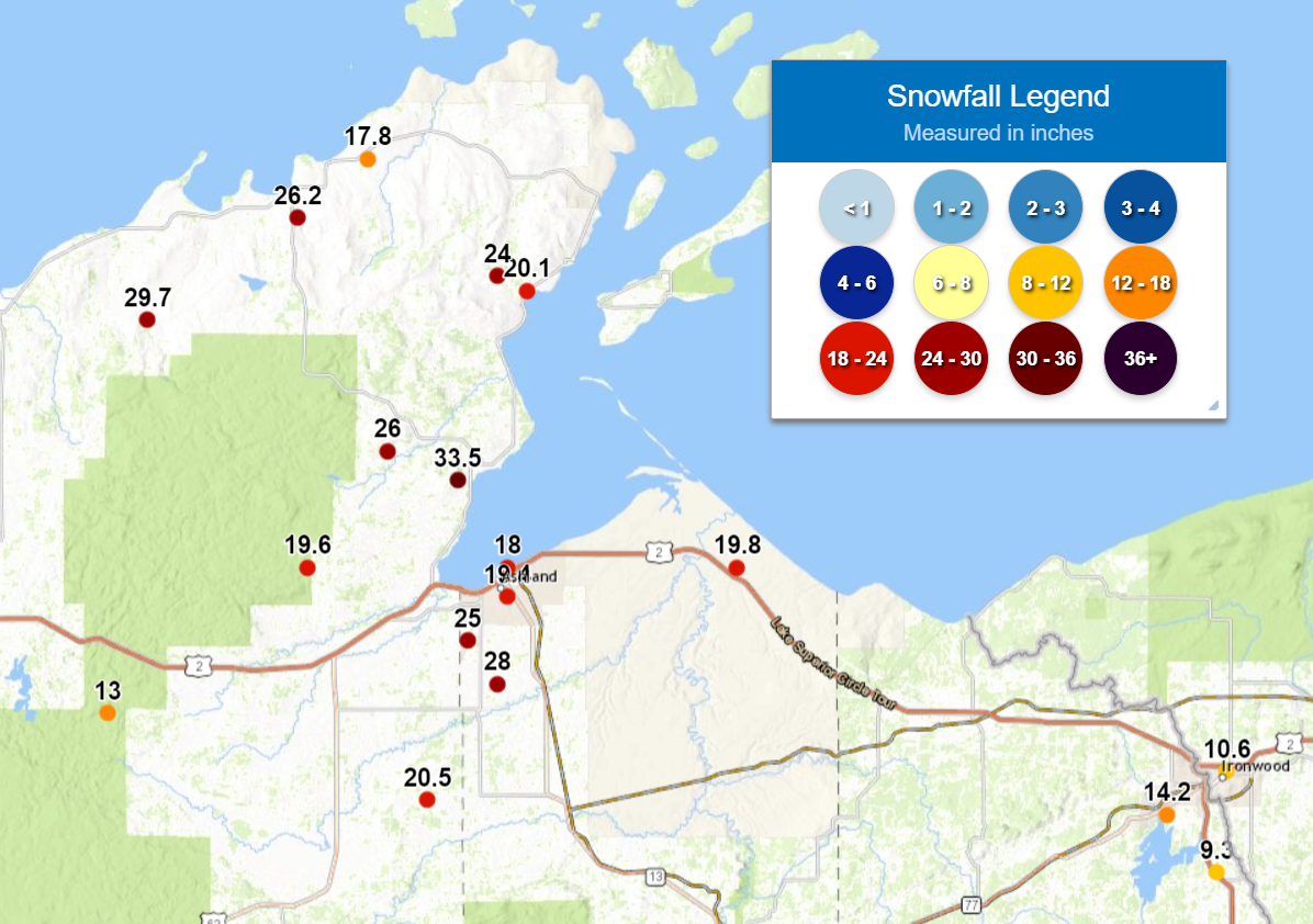 Snowfall Map