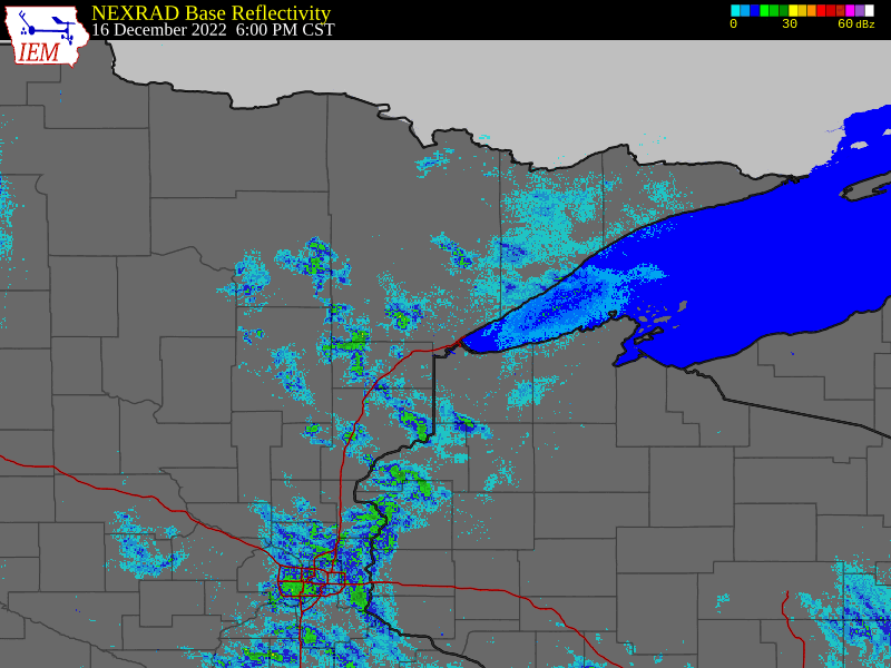Radar loop 6pm Friday through 6pm Saturday