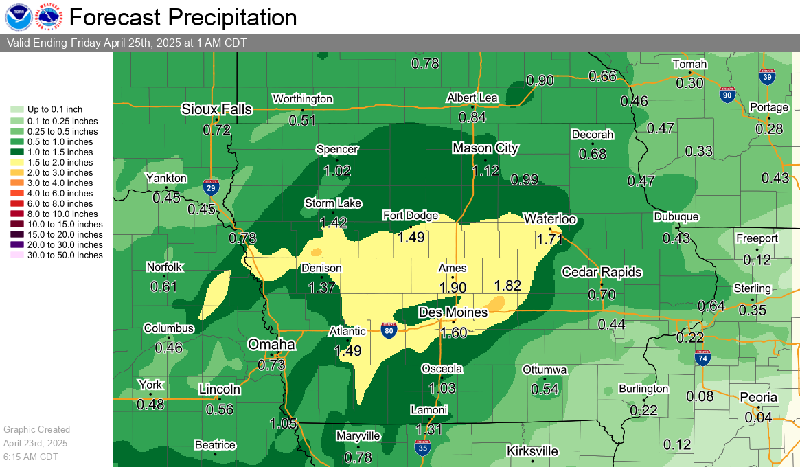 48 Hour QPF