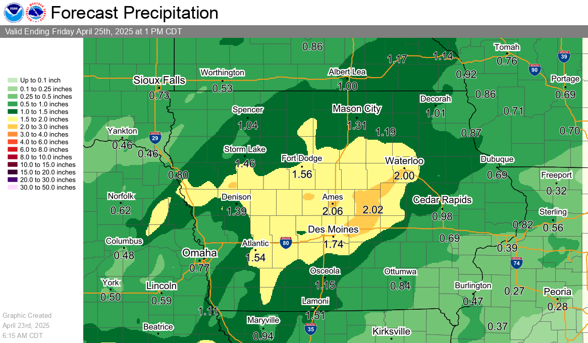 72 Hour QPF