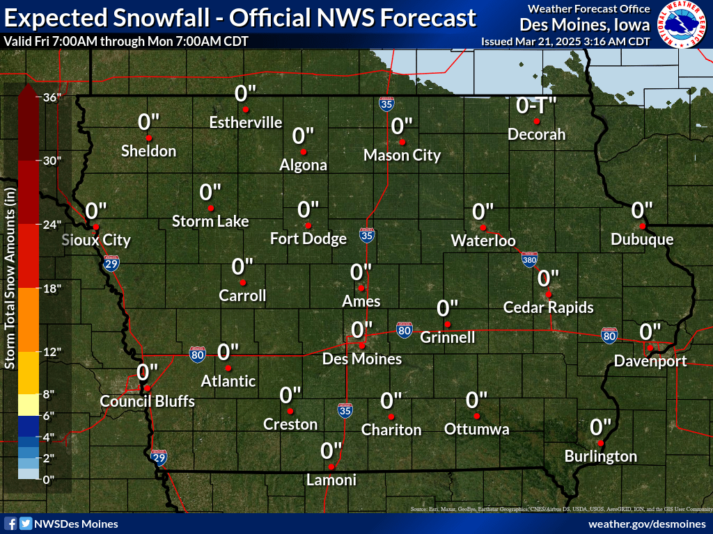  iowa Storm Total Snow Prediction