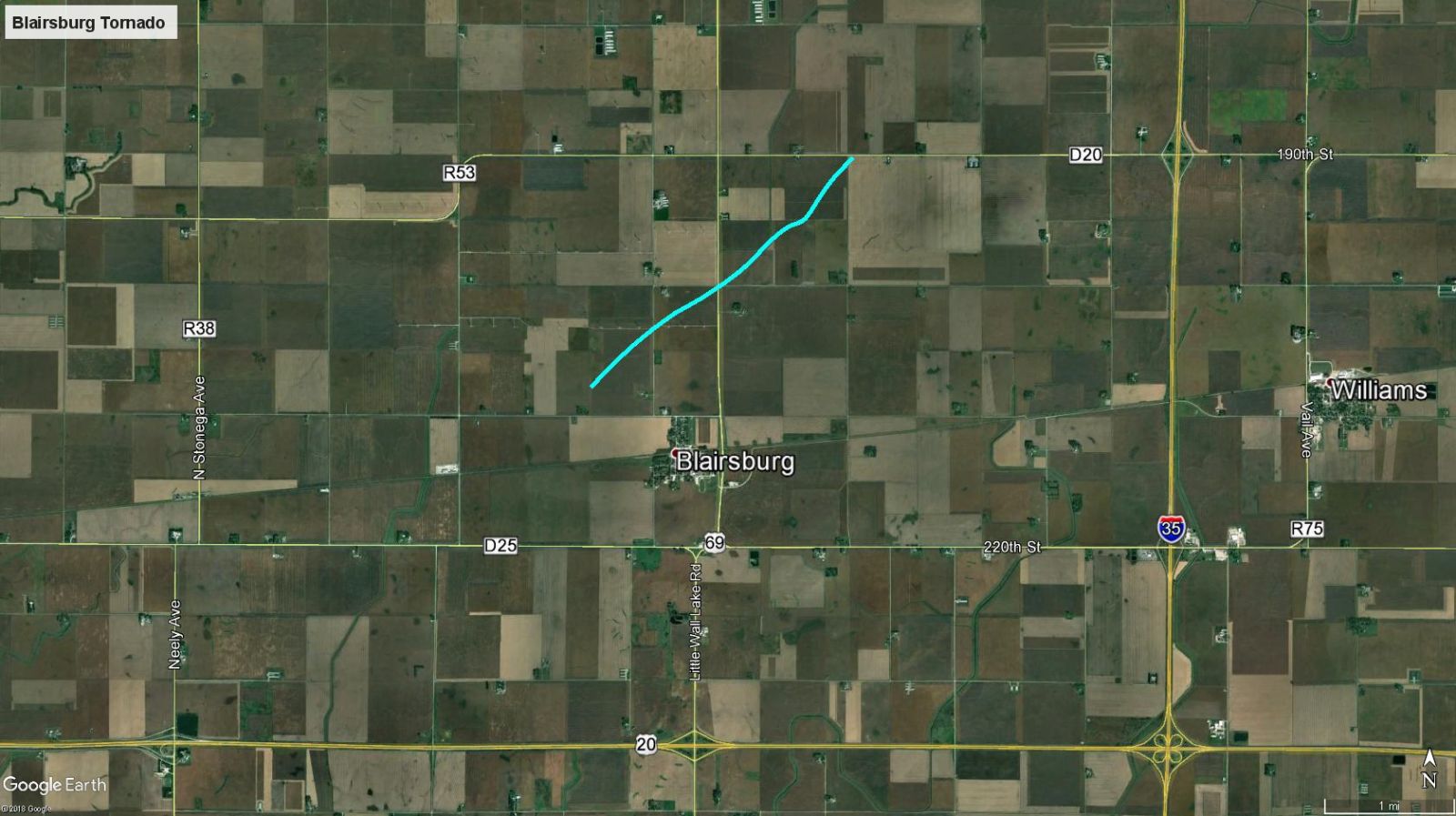 Marshalltown Surveyed Damage Points