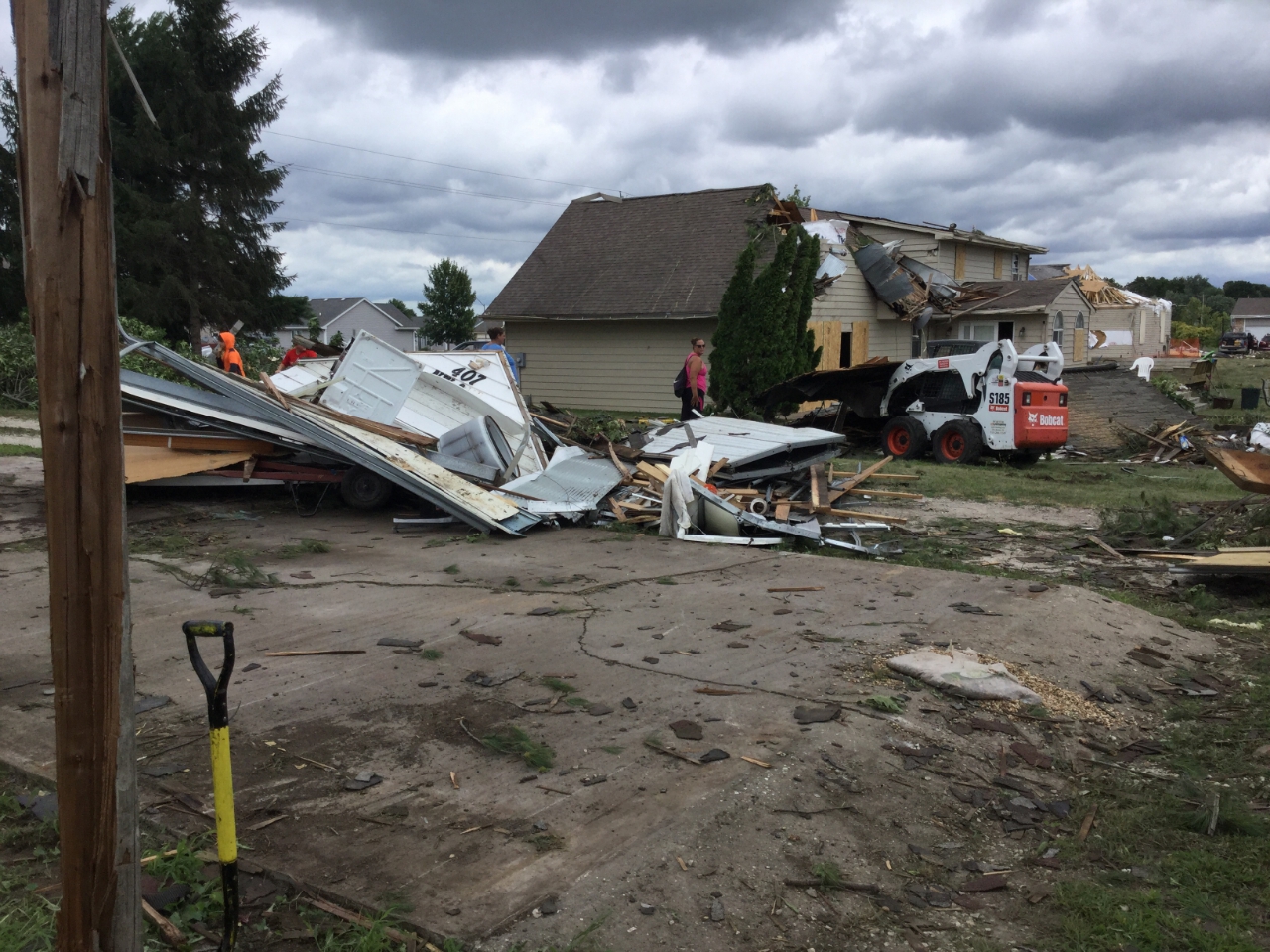 Garage Destroyed