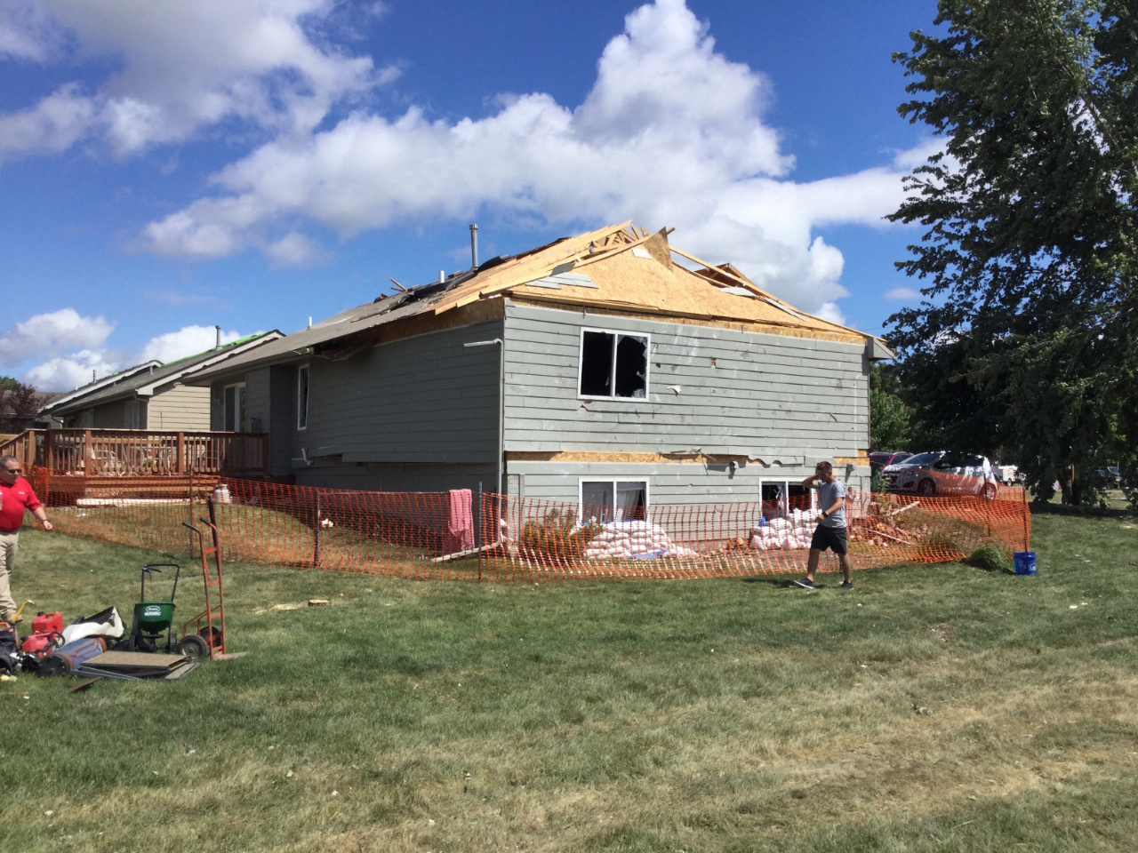 Damage to home