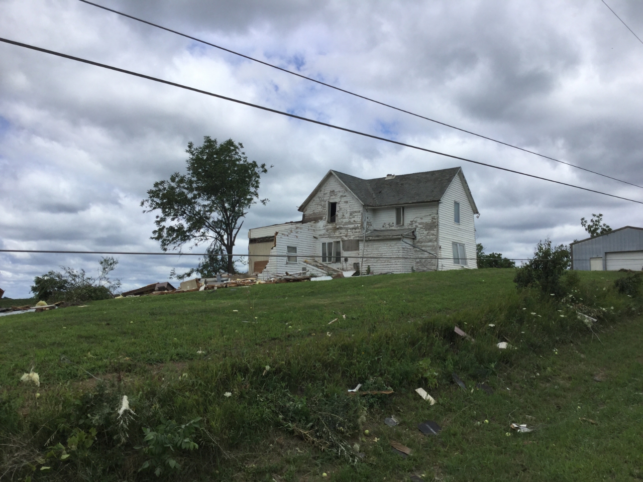 Addition removed from home
