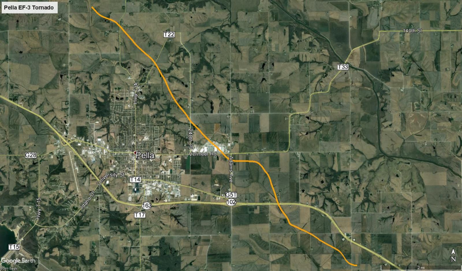 Pella Surveyed Damage Points