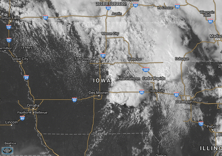 1 minute satellite Marshalltown