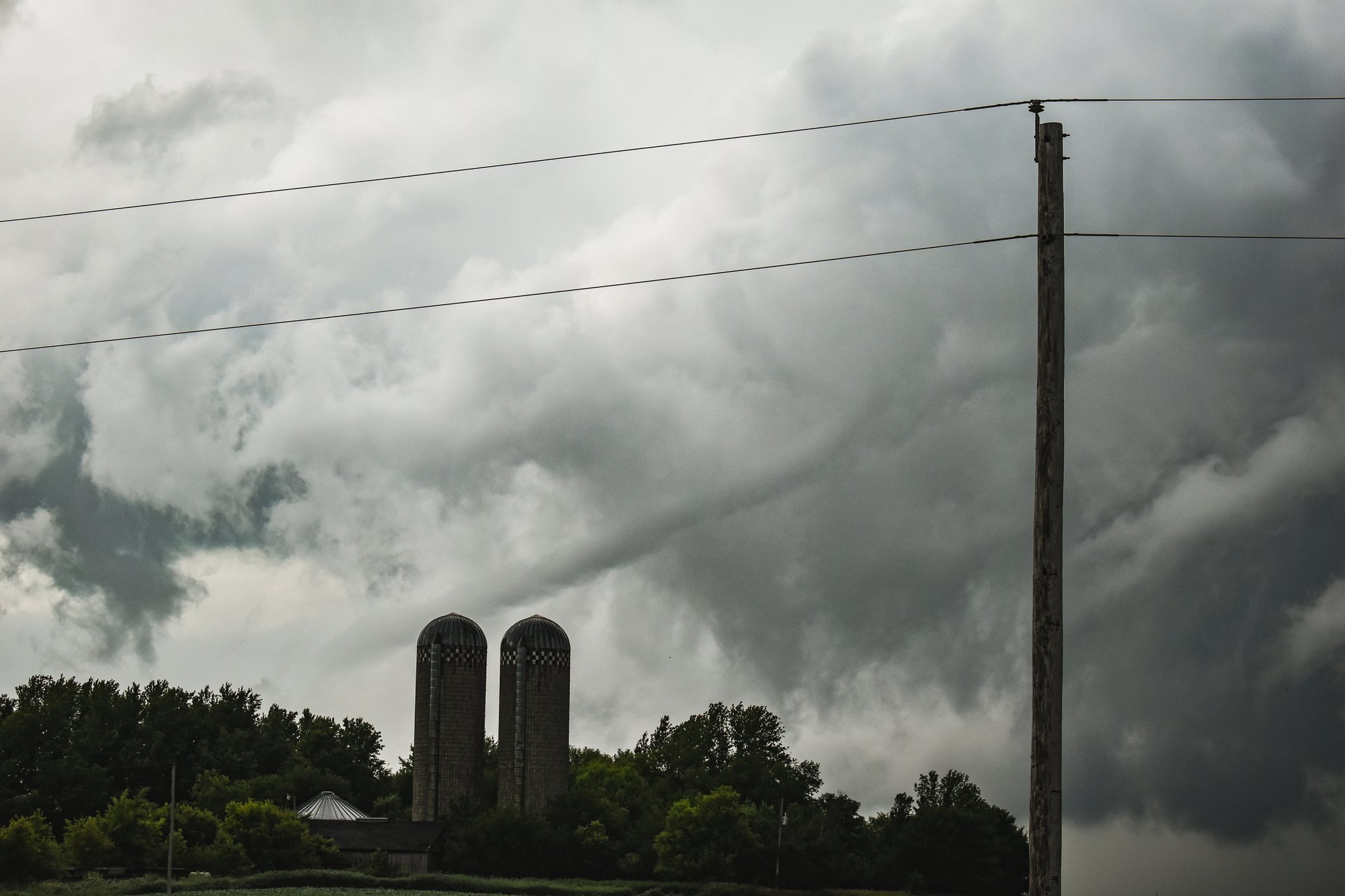 Tornado near Gowrie. Photo courtesy of Adam (@adamorgler).