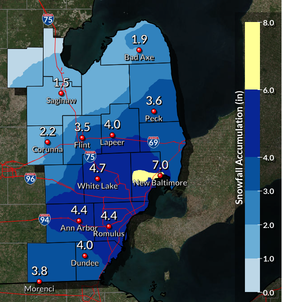 Snowfall Map