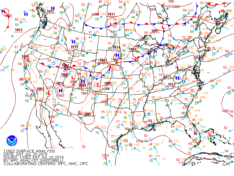 12Z Surface Map