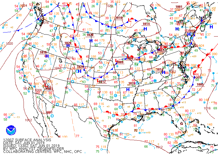 12Z Surface Map
