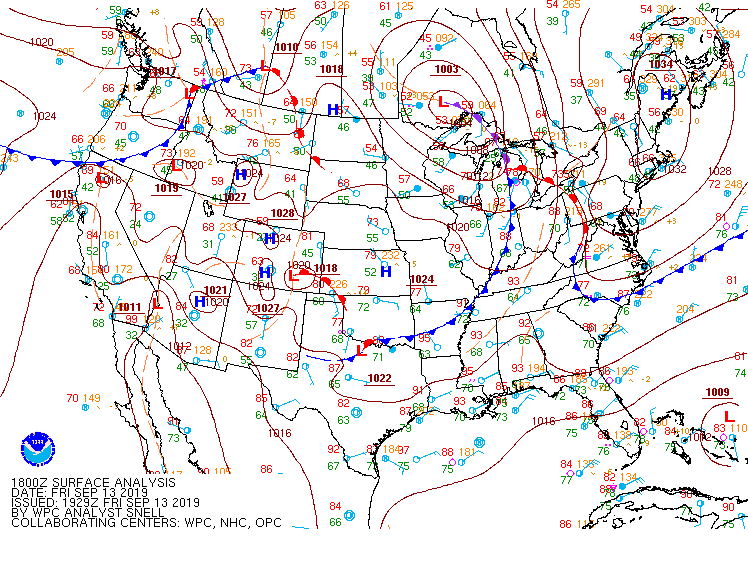 18Z Surface Map