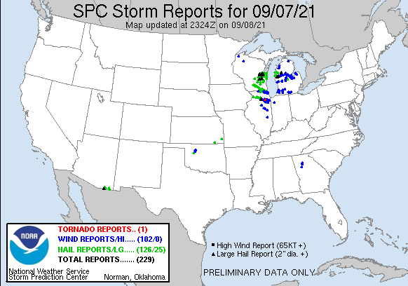 National Storm Reports
