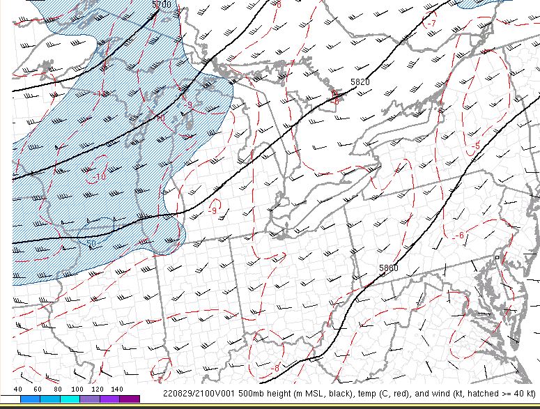 500mb Map