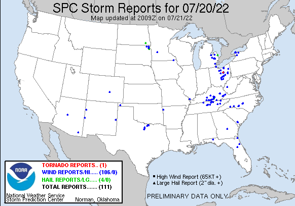 National Storm Reports