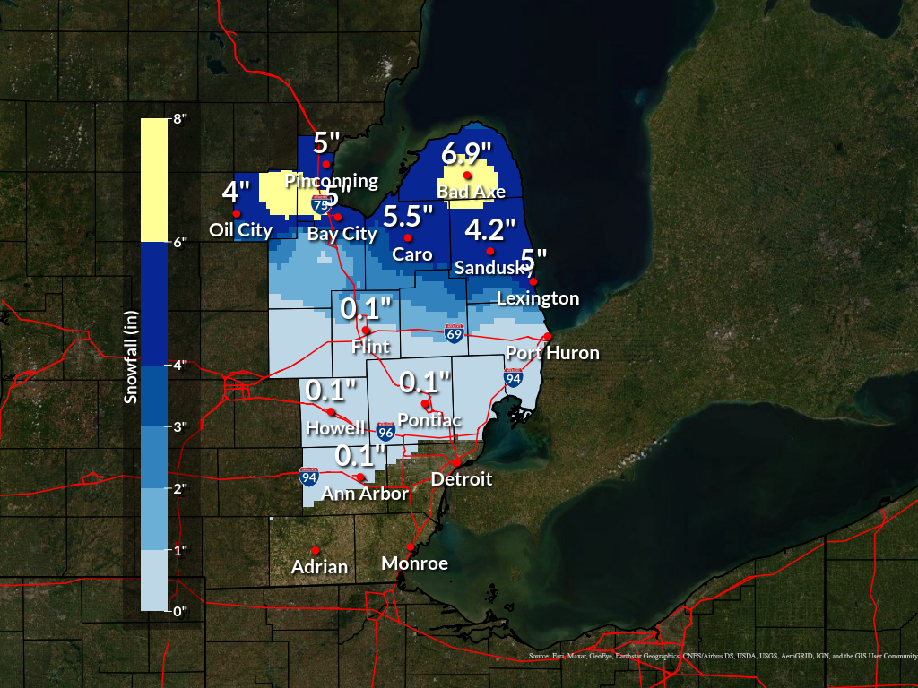 Storm Total Snow