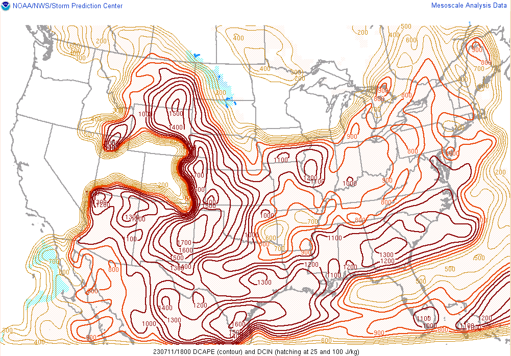Downdraft CAPE