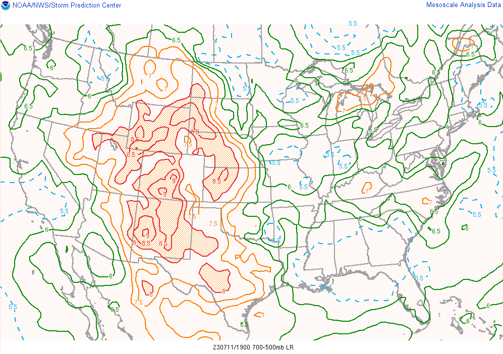 Mid Level Lapse Rates