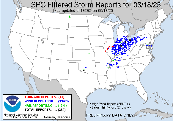 National Storm Reports
