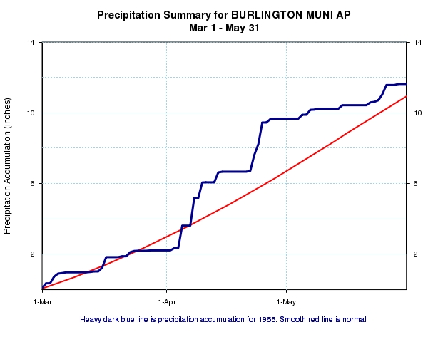 Precipitation accumulations